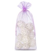 Sacs en organza 13 x 27 cm - lavande Moyens sachets 13x27 cm