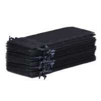 Sacs en organza 13 x 27 cm - noir Sachets à fruits
