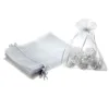 Sacs en organza 15 x 20 cm - argenté Baby Shower