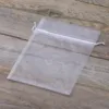 Sacs en organza 15 x 20 cm - blanc Bougies