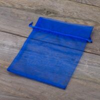 Sacs en organza 15 x 20 cm - bleu Moyens sachets