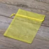 Sacs en organza 15 x 20 cm - jaune Pâques