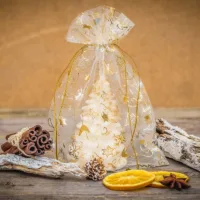 Sacs en organza 15 x 20 cm - Noël / 8 Tous les produits