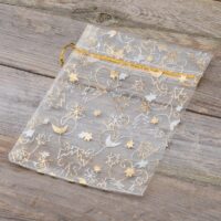 Sacs en organza 15 x 20 cm - Noël / 8 Cosmétiques