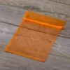 Sacs en organza 15 x 20 cm - orange Moyens sachets