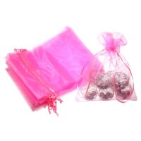Sacs en organza 15 x 20 cm - rose Sacs en organza