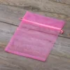 Sacs en organza 15 x 20 cm - rose Batême