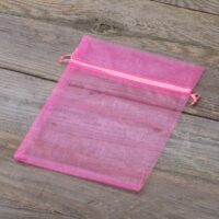 Sacs en organza 15 x 20 cm - rose Batême