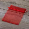 Sacs en organza 15 x 20 cm - rouge Saint-Valentin