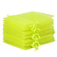 Sacs en organza 15 x 20 cm - néon vert Sacs en organza