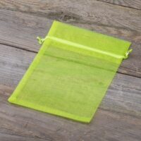 Sacs en organza 15 x 20 cm - néon vert Moyens sachets