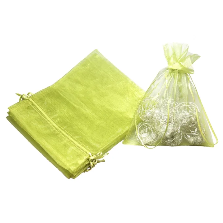 Sacs en organza 15 x 20 cm - vert Savons