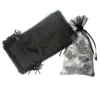 Sacs en organza 15 x 33 cm - noir Bougies