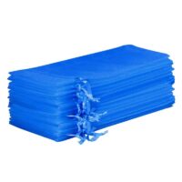 Sacs en organza 16 x 37 cm - bleu Décorations d’intérieur