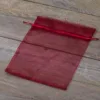 Sacs en organza 18 x 24 cm - bordeaux Saint-Valentin
