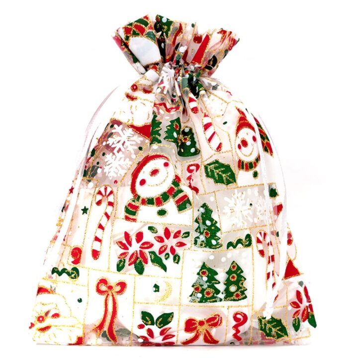 Sacs en organza 18 x 24 cm - Noël / 5 Utilisation