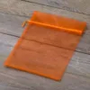 Sacs en organza 18 x 24 cm - orange Pâques