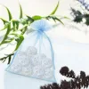 Sacs en organza 22 x 30 cm - bleu ciel Sacs en organza