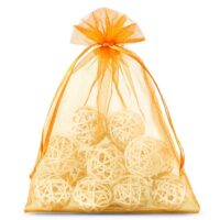 Sacs en organza 22 x 30 cm - orange Sacs orange