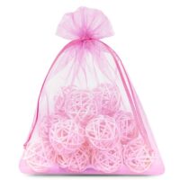 Sacs en organza 22 x 30 cm - rose Sacs roses