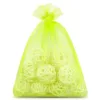 Sacs en organza 22 x 30 cm - néon vert Protection du raisin