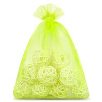 Sacs en organza 22 x 30 cm - néon vert Protection du raisin