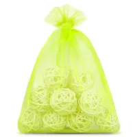 Sacs en organza 22 x 30 cm - néon vert Protection du raisin