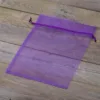 Sacs en organza 22 x 30 cm - violet foncé Grands sacs 22x30 cm
