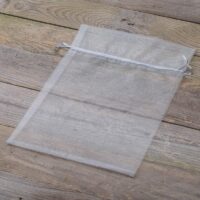 Sacs en organza 26 x 35 cm - argenté Sacs en organza