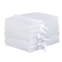 Sacs en organza 26 x 35 cm - blanc Grands sacs 26x35 cm