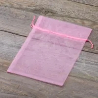 Sacs en organza 26 x 35 cm - rose Sacs en organza