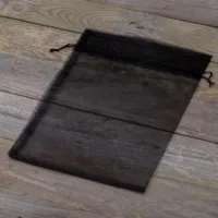 Sacs en organza 30 x 40 cm - noir Sachets à fruits