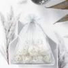 Sacs en organza 40 x 55 cm - argenté Pochettes argent / gris