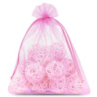 Sacs en organza 40 x 55 cm - rose Protection du raisin