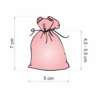 Sacs en organza 5 x 7 cm - ivoire Sacs d'occasion