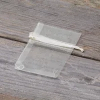 Sacs en organza 6 x 8 cm - ivoire Sacs en organza