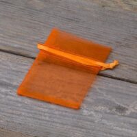 Sacs en organza 6 x 8 cm - orange Lavande et pot-pourri