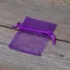 Sacs en organza 6 x 8 cm - violet foncé Lavande et pot-pourri