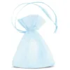 Sacs en organza 7 x 9 cm (SDB) - bleu ciel Sacs bleu ciel