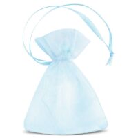 Sacs en organza 7 x 9 cm (SDB) - bleu ciel Sacs bleu ciel