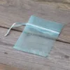 Sacs en organza 7 x 9 cm (SDB) - bleu ciel Pour enfants