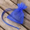 Sacs en organza 7 x 9 cm (SDB) - bleu Sacs bleu