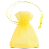 Sacs en organza 7 x 9 cm (SDB) - jaune Sacs jaunes