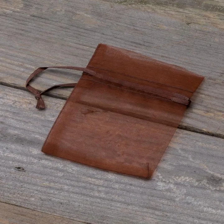 Sacs en organza 7 x 9 cm (SDB) - marron Lavande et pot-pourri