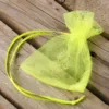 Sacs en organza 7 x 9 cm (SDB) - néon vert Sacs verts
