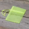 Sacs en organza 7 x 9 cm (SDB) - néon vert Lavande et pot-pourri