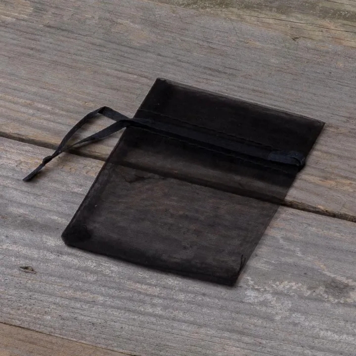 Sacs en organza 7 x 9 cm (SDB) - noir Halloween