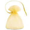 Sacs en organza 7 x 9 cm (SDB) - or Sacs dorés