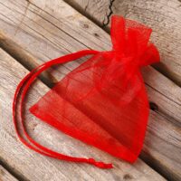 Sacs en organza 7 x 9 cm (SDB) - rouge Sacs rouges