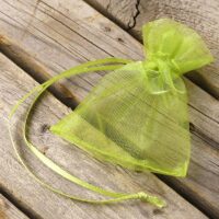 Sacs en organza 7 x 9 cm (SDB) - vert Sacs verts